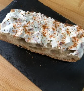 Tapa de jamón batido