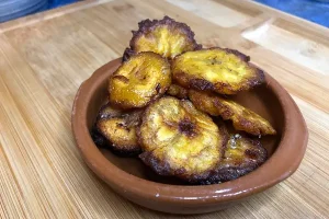 Tapa de plátano frito
