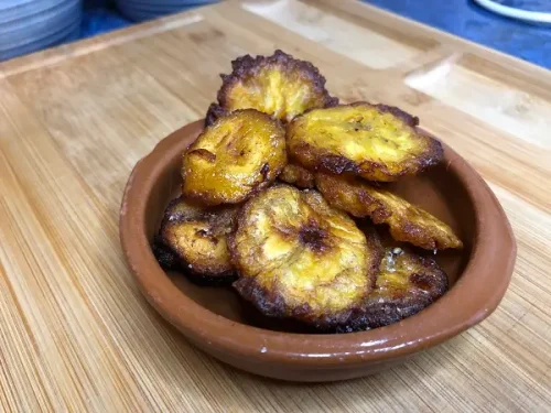 Tapa de plátano frito
