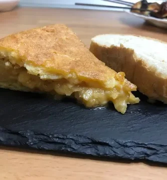 Tortilla de patatas sin cebolla